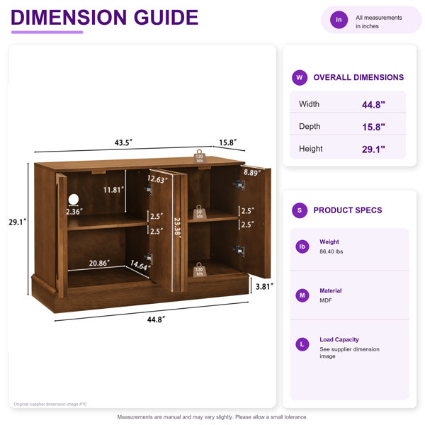 Dimensions du produit