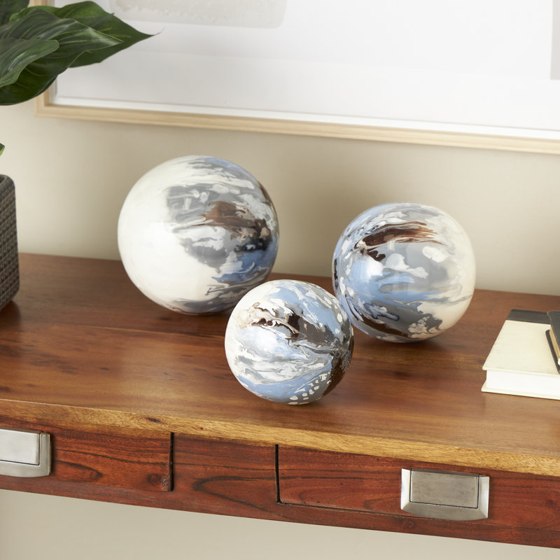 Remplissage de vase et ornements abstraits en métal Wrought Studio ™