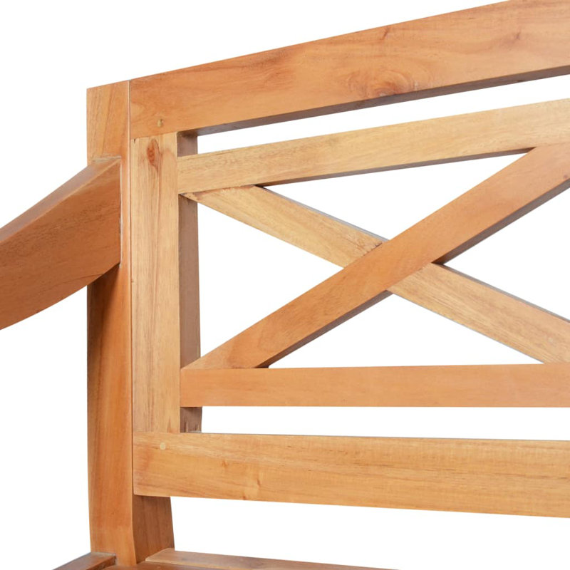 Banc pour hall d'entrée avec banc pour le couloir en bois d'acajou de style entier, Marron clair