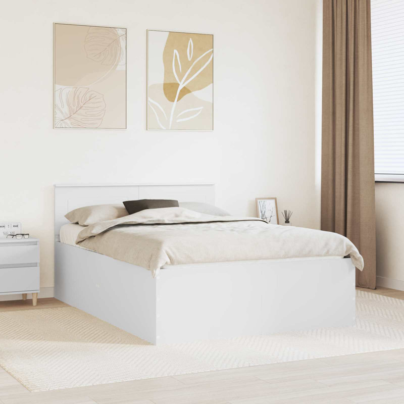 Bed, European Double (140 x 200 cm), White