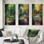 «Romantic Picknick In Luscious Italian Garden I», 3 pièces sur toile-1467647965-1467647963