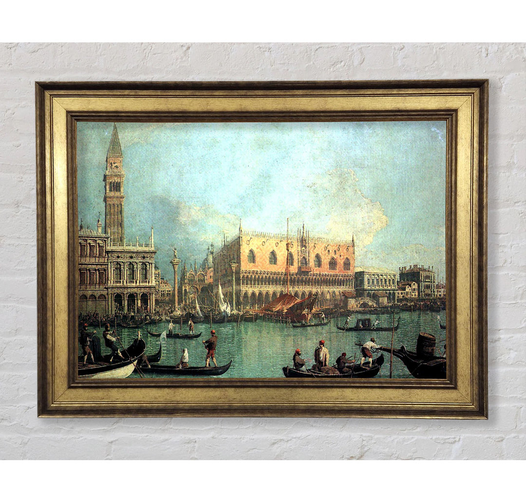 Canaletto Palazzo Ducale - Einzelner Bilderrahmen Kunstdrucke