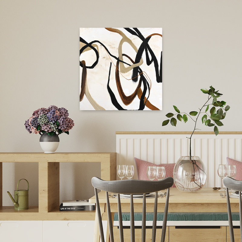 Une fois de plus, art abstrait minimaliste, H 18 po x l 18 po