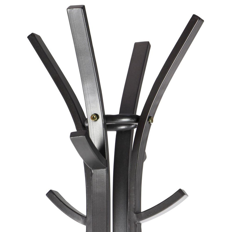 Dark Gray Shept Mallet Metal Coat Rack