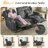 Loveseat Rocker Recliner Sofa, Dual Reclining Couches With Console, Manual Reclinable Double Seat 2 Person Recliner, Rv Movie Seating For Travel Trailers Living Room-1362505021