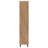 Stagg Natural Oak 4-Door Tall Shoe Storage Cabinet