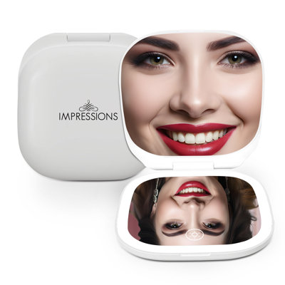 Miroir compact illuminé pour femme Illumi