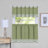 Pangkal Pinang Striped Tailored Kitchen Curtain-241559123-241559126