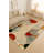 Non-Slip Area Rug, 2.6 x 4.9 ft, 60% Cotton & 40% Polyester | Machine Woven, Digital Print, No Pile, 0.3 in Thick | Easy to Clean, Stylish Design for Living Room & Bedroom | Durable & Comfortable-1934549507