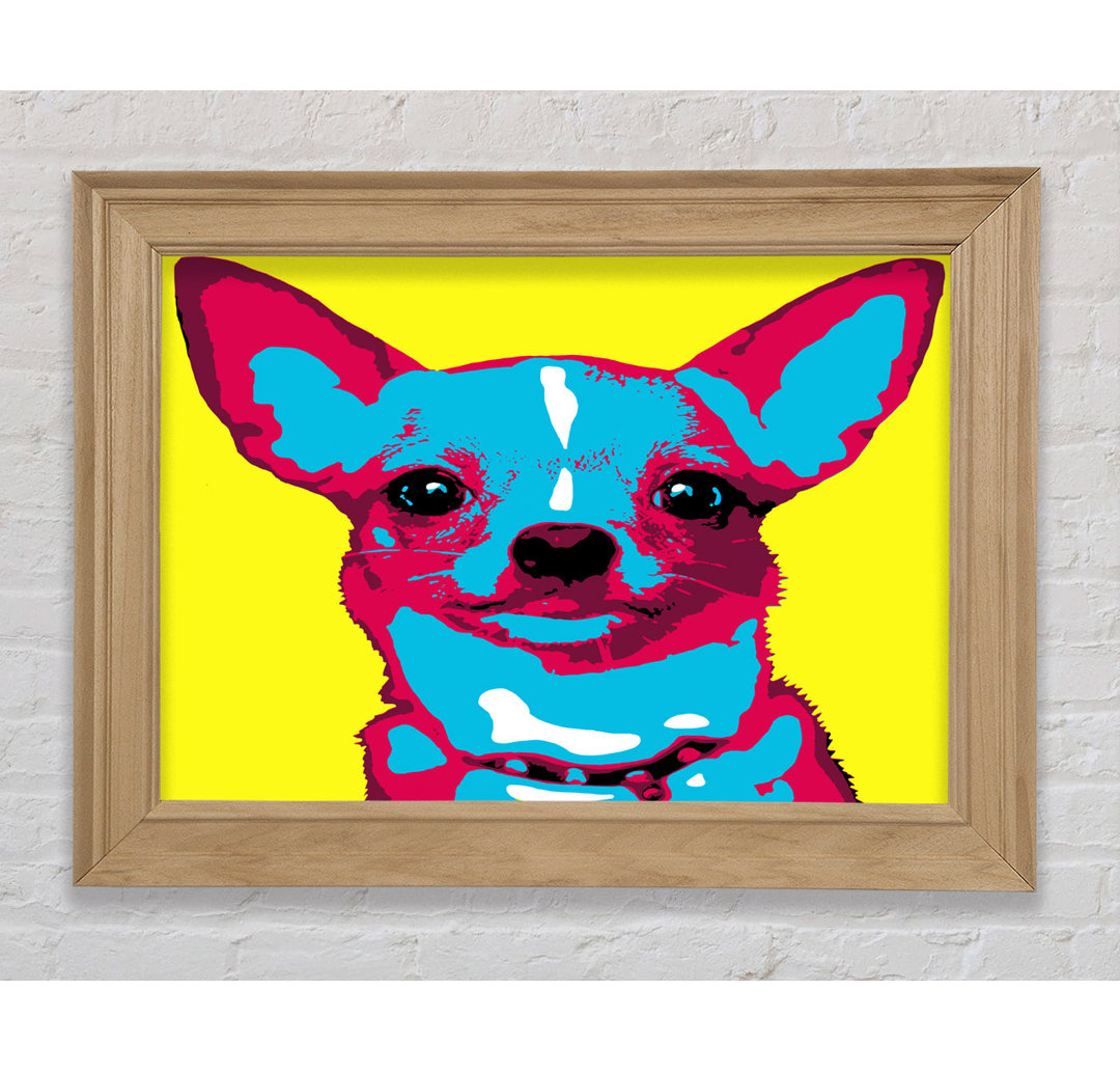 Der Pop Art Chihuahua - Druck