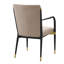 Chaise de salle à manger rembourrée en fer Blondell-1184564709