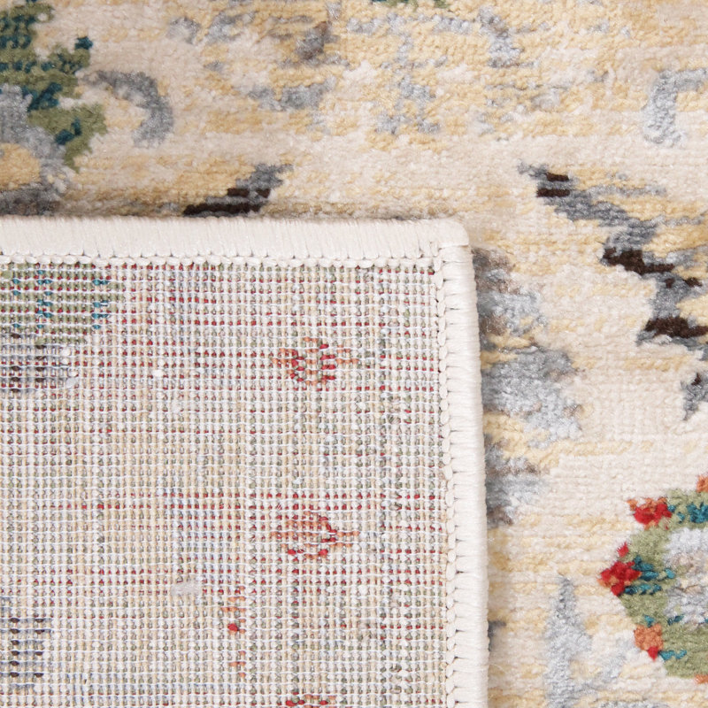 Tapis de couloir beige 100% polypropylène Dederang, Tapis de couloir 2 pi 7 po x 8 pi