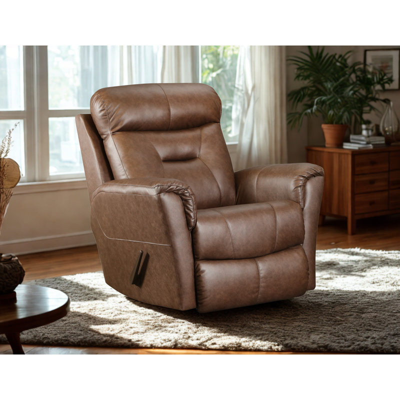 True Grit Rocker Recliner, Brown