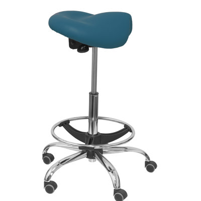 Adjustable Height Ergonomic Active Stool with Footrest