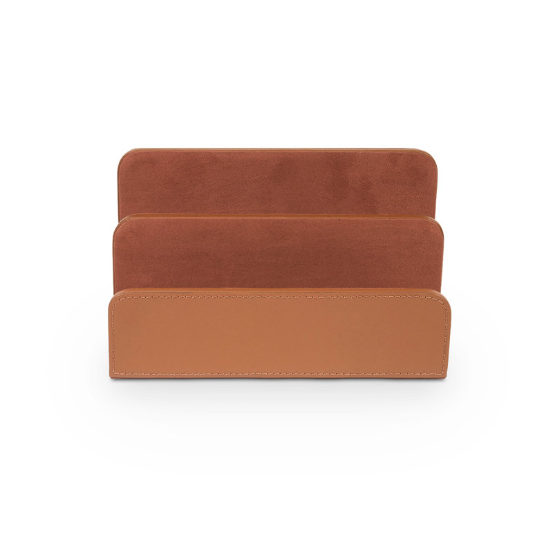 Hunter Letter Caddy Paper Organizer, Tan
