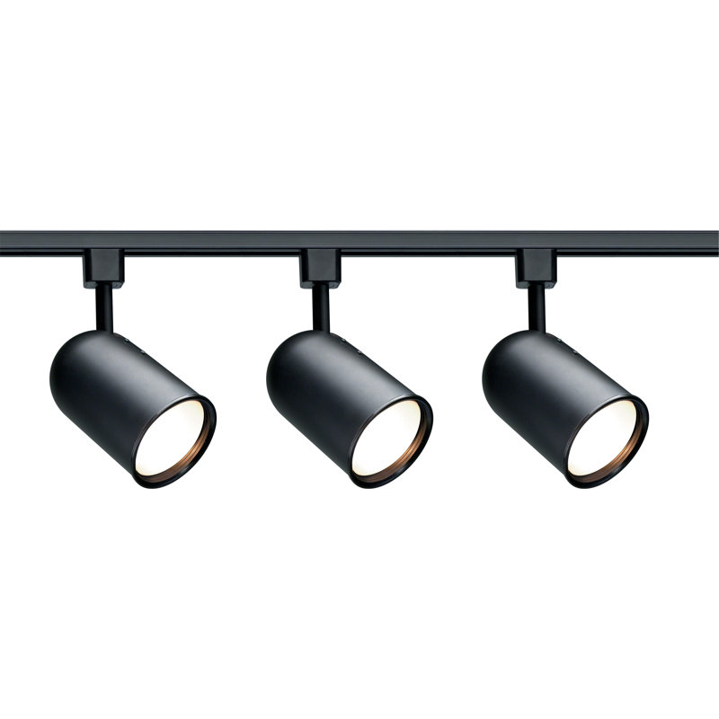 48'' 3 -Light Track Track Kit with Adjustable Head, Black