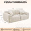 2 Seater Fabric Corner Sectional-128842350