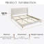 Lit plateforme tapissier avec tête de lit haute-99273854