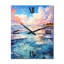 Clouds Aqua Mirage - Horloges murales nautiques et de plage-99632082