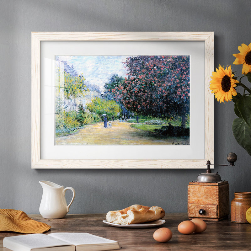 " Parc Monceau, 1876 ", White, 18" H x 26" W