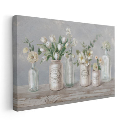 «Marmalade Flowers I», reproduction d'art sur toile