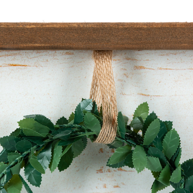 Set of 2 23.63-inch Wooden Wall Décor