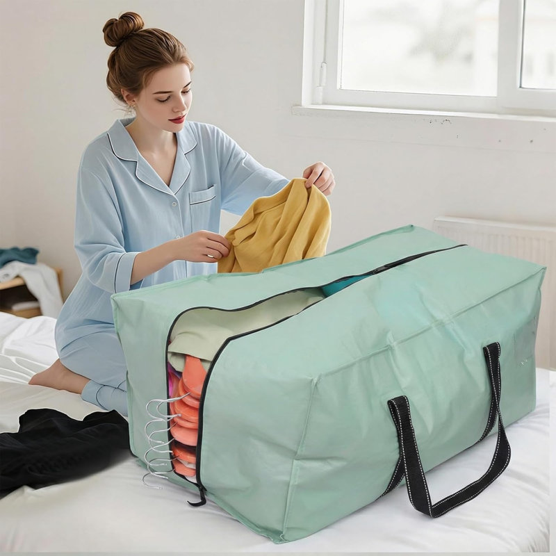 Brayden Studio Storage Tub & Tote, Green