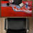 Modern red abstract guitar - 15.75"x31.50" Desk mat