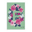 Art floral sur toile Floral Bloom Lettre F par Hannah Louise Byatt