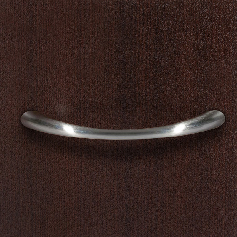 Espresso Laminate Lockable 2-Drawer Lateral File Cabinet