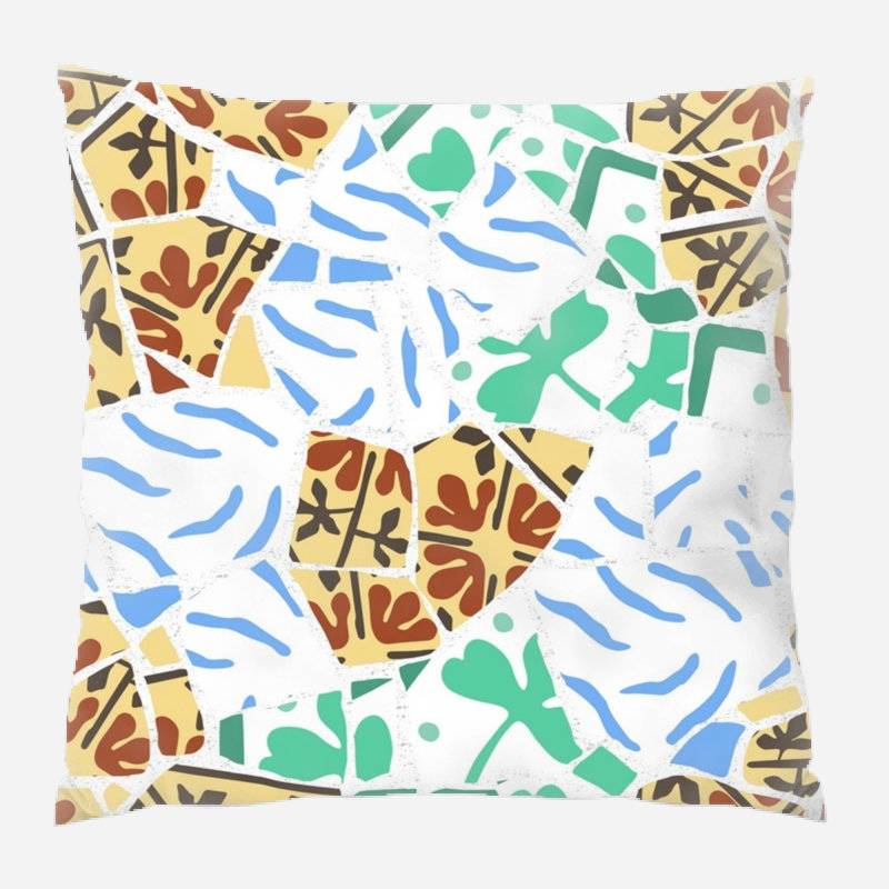 Housse et insert de coussin carré cassé, Intérieur