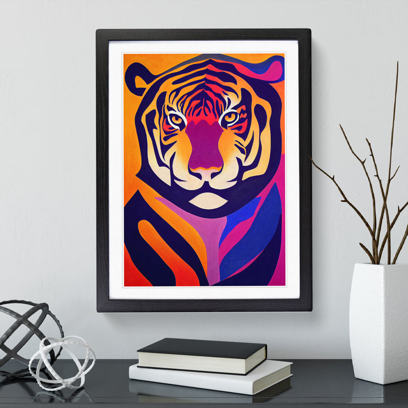 Tiger No - Framed Print