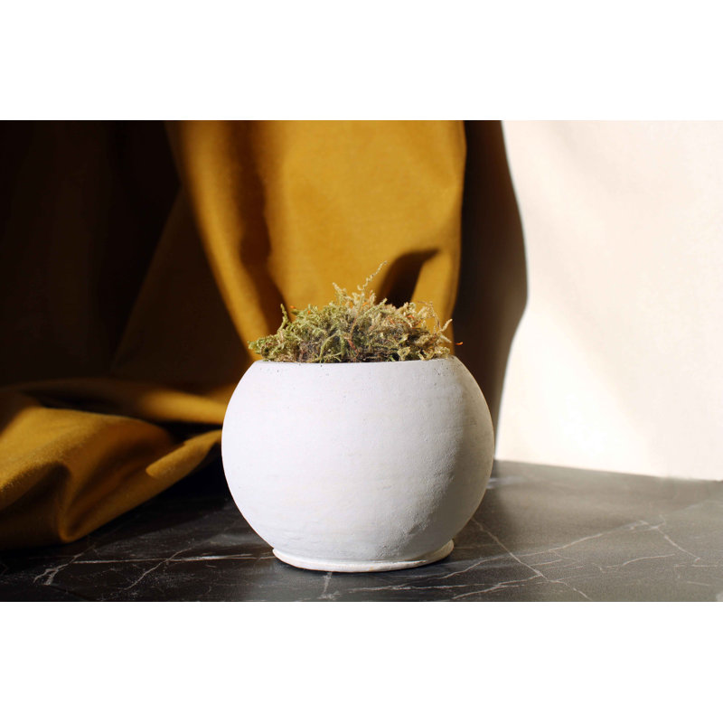 Lykeisha Handmade Pot Planter, Grey