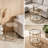 Elegant End Table, Mirrored Surface with Beautiful Champagne Finish for Home Decor