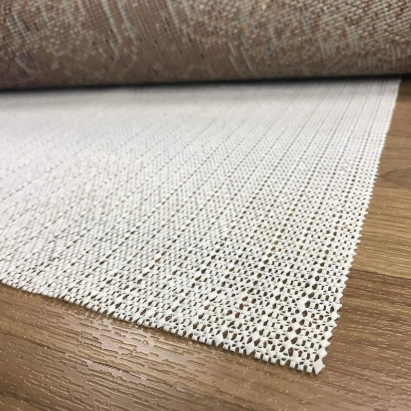 Anson Non-Slip Gripper Mat Floor Protector Polyester Indoor Area Rug Pad, Rectangle 9' x 12'