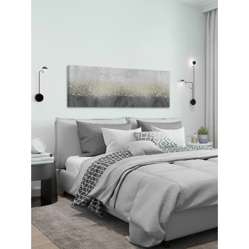 Glitter Swirl III - reproduction d'art sur toile tendue, H 10 po x l 30 po x p 0,1 po