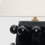Linden 14" Cordless Table Lamp in Black with Linen Shade