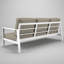 Canapé d'extérieur en métal avec coussin Sunbrella Townsend-328527330