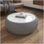 Table basse en cuir gris fritté en forme de tasse pour un mobilier de salon moderne, durable et élégant-1361851550-1584282832