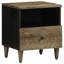 40cm W Metal Bedside Table