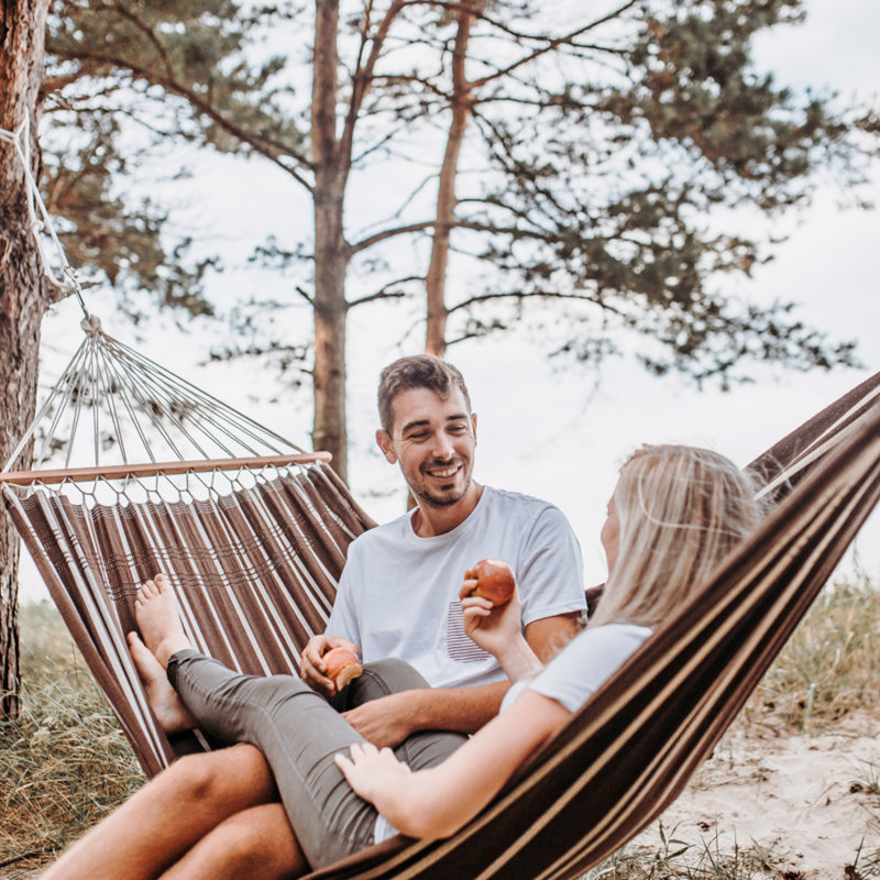 Brasilia Single Hammock, Mocca