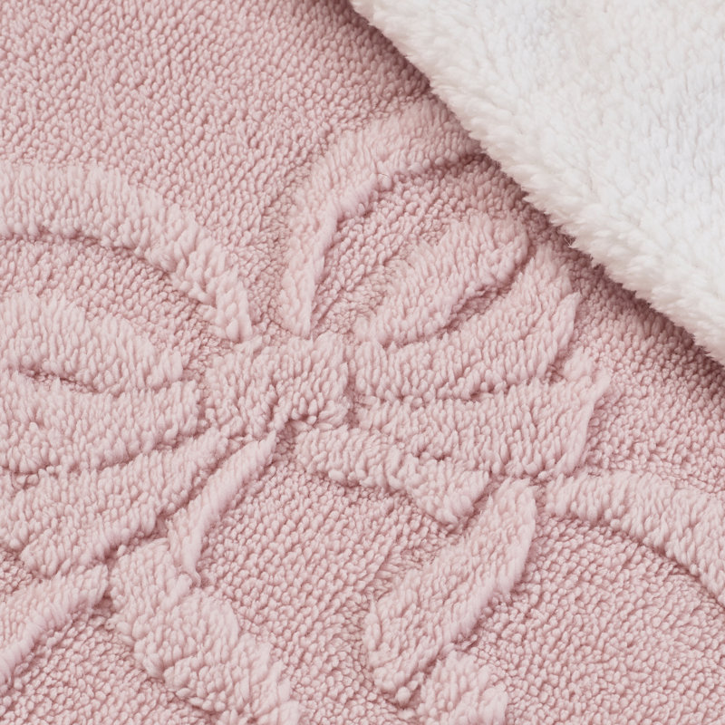 Carved Bow Cosy Fleece 130x170cm Blanket Throw