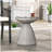 Table d'appoint d'extérieur en béton léger