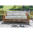 Alyshia 80.5'' High-Density Polyethylene (HDPE) Wicker Outdoor Patio Sofa with Sunbrella® Cushions