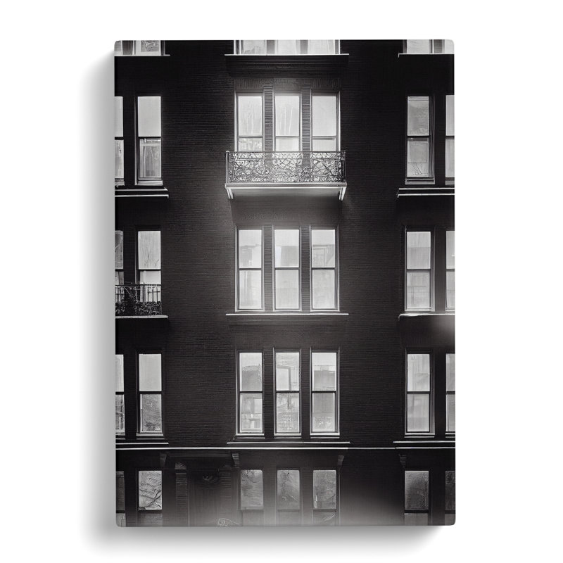 Classic Architecture - Wall Art, Wrapped Canvas, 50cm H x 35cm W x 3cm D, No Matte