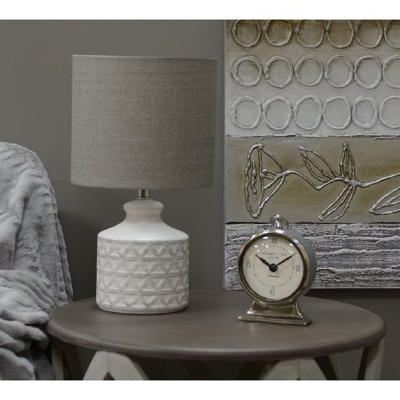 Ensemble de lampe de table blanche 13 po
