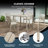 4-Person Outdoor Square Dining Set-2142050903