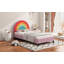 Lit plateforme tapissier Rainbow Design