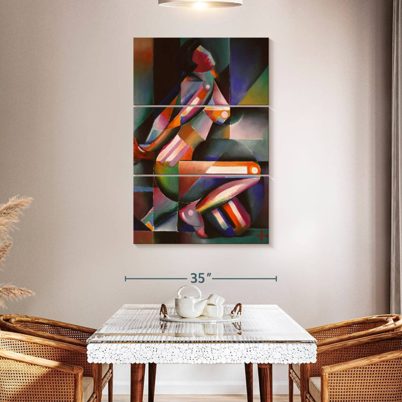Leisha Roundism VI, 50" H x 32" W