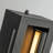 H20" Modern Outdoor Wall Light With Dusk To Dawn Sensor Linear Matte Black 30w Integrated Led Wall Sconce With Acrylic Shade For Porch Garage Entryway